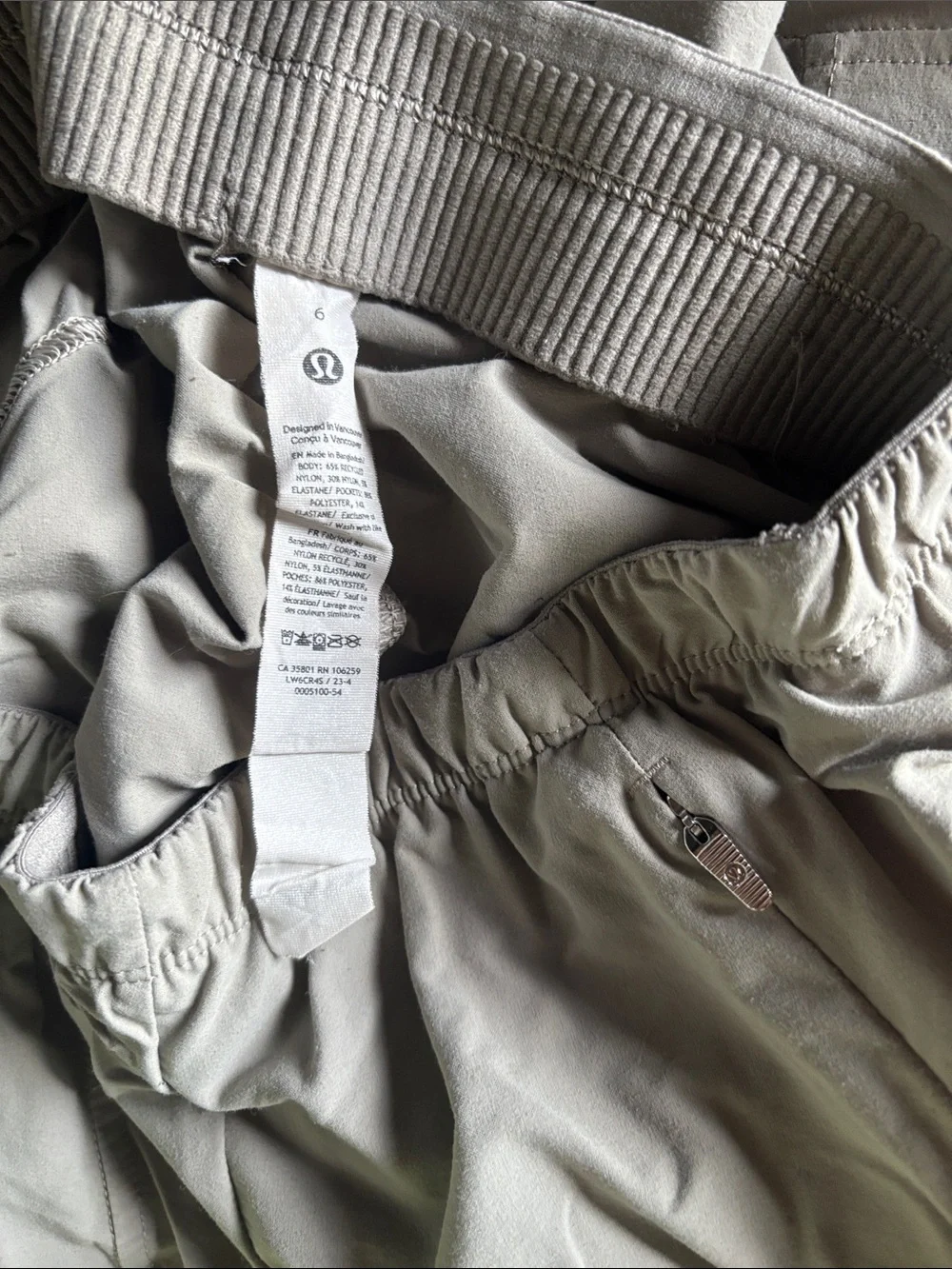 lululemon athletica Wide Leg Pants in Taupe - Picture 8 of 8